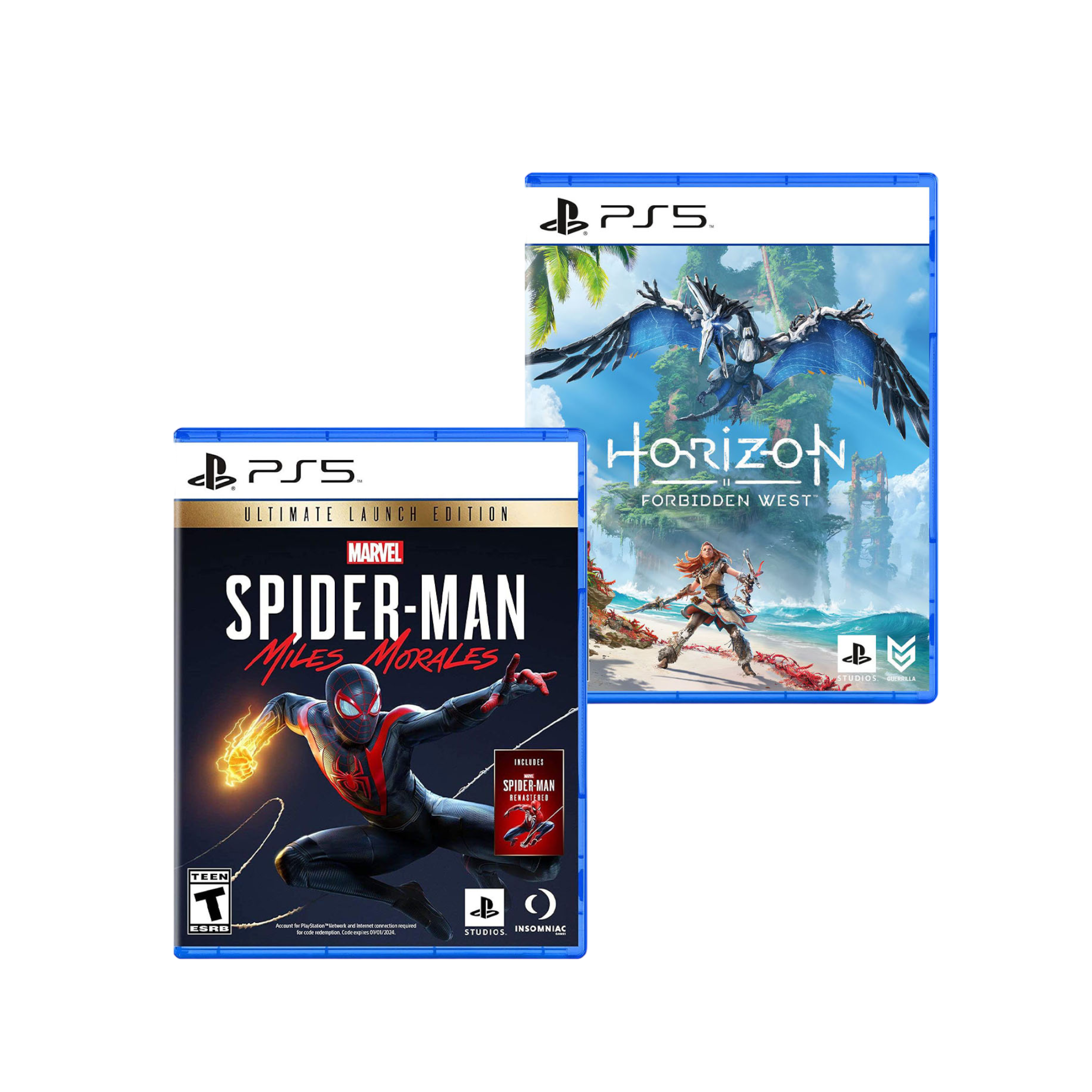 freeshipping 5 for Ultimate Horizon Spider-Man: - Launch Marvel\'s Playstation Bundle and Miles Pro-Distributing West Edition Morales Forbidden