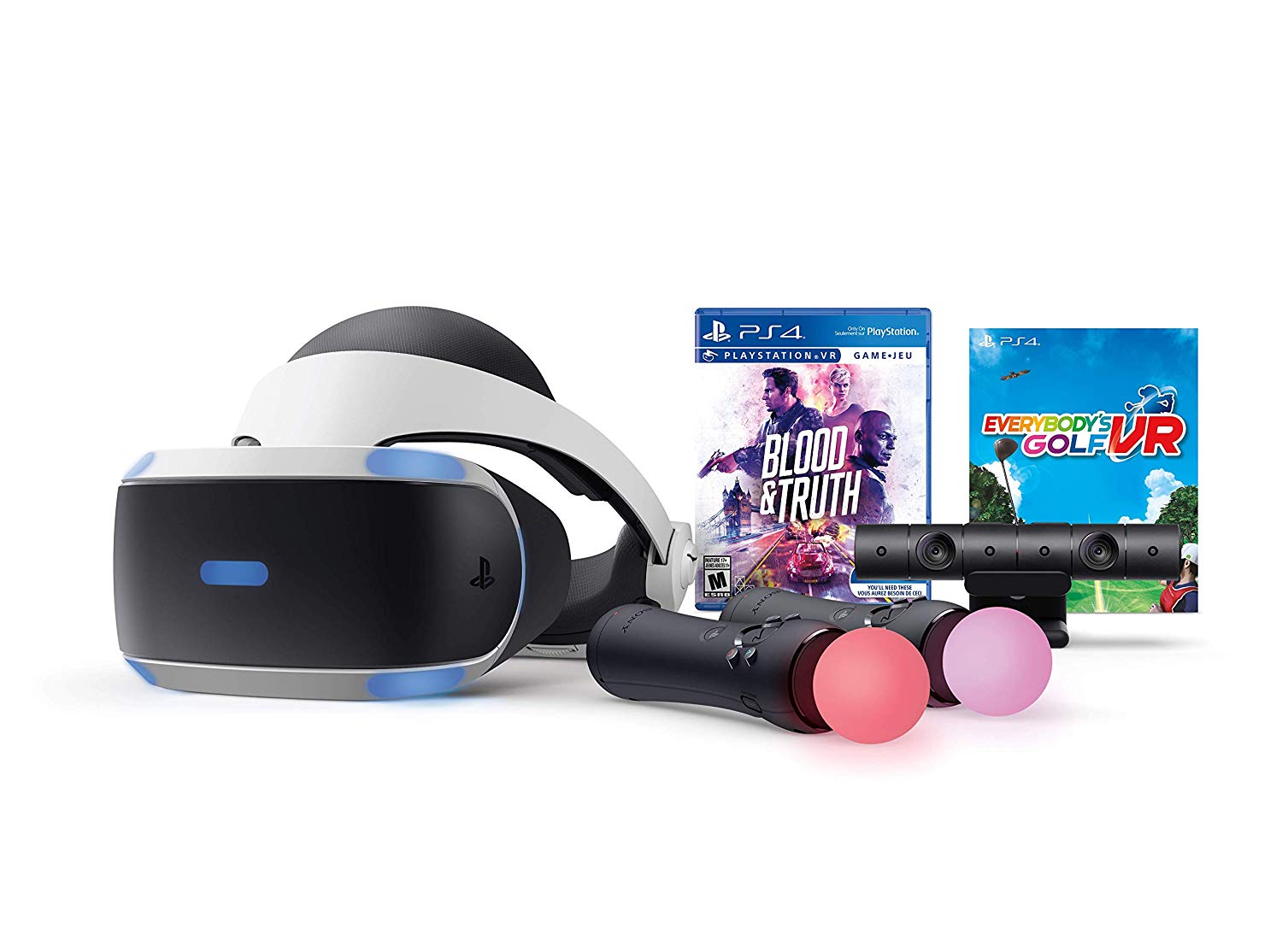 Sony PlayStation VR Blood Truth and Everybody s Golf VR Bundle