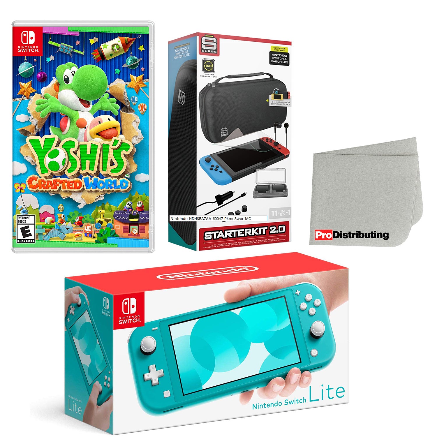 Sale Nintendo Switch Lite in Turquoise Bundle