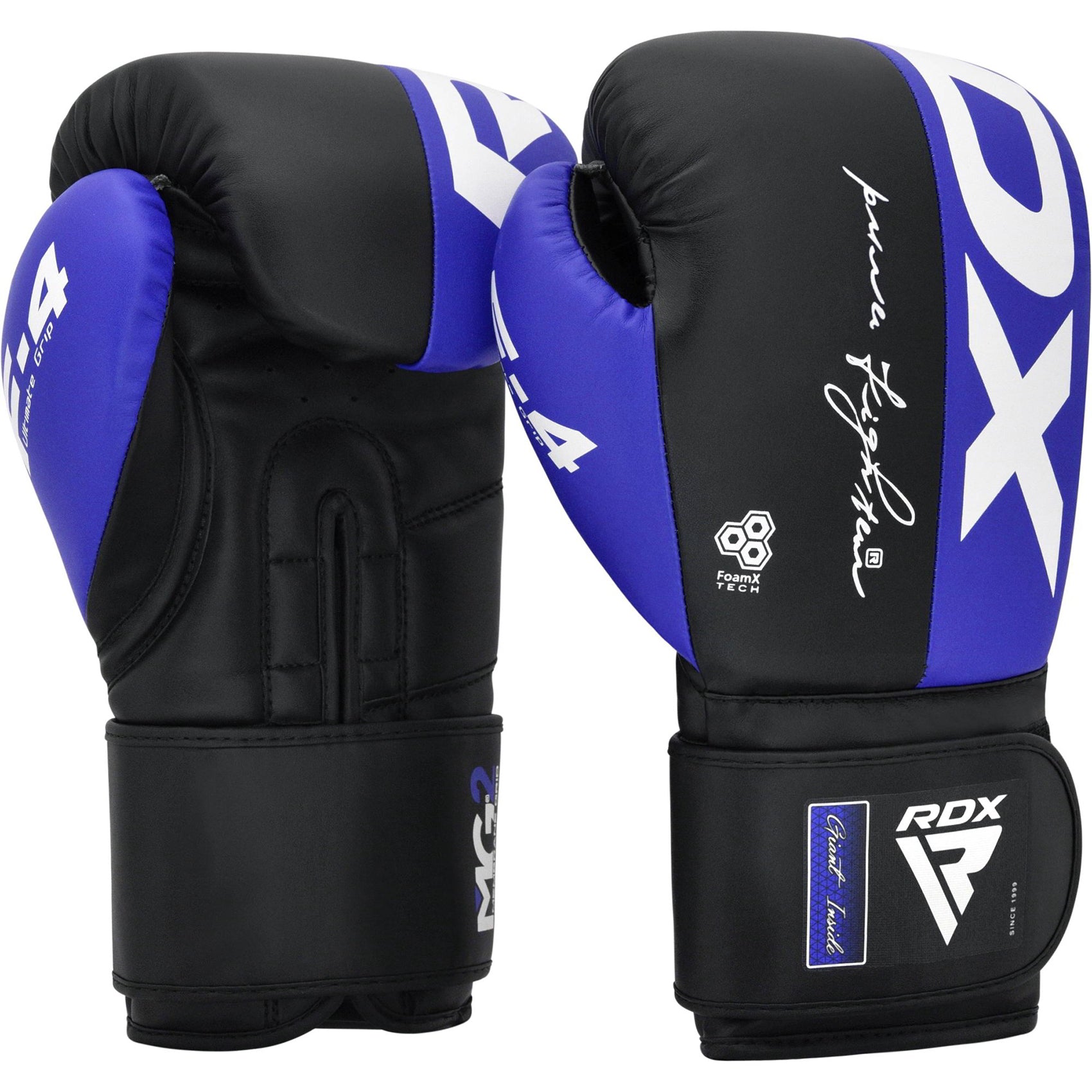 RDX REX F4 MMA, BJJ, Muay Thai, Kickboxing, Training Boxing Gloves -  WHITE/BLACK - 10oz