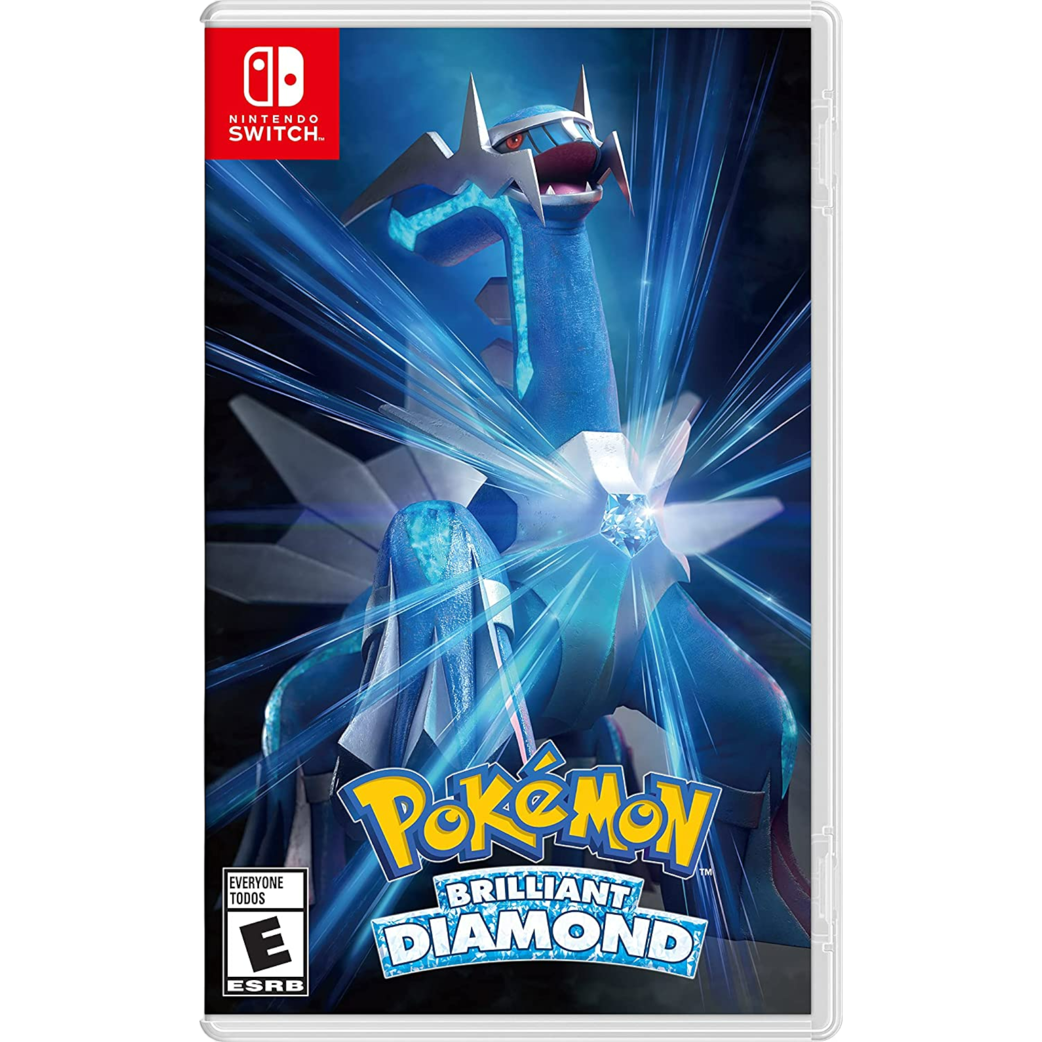 Nintendo Switch OLED Console White with Pokemon Brilliant Diamond and Screen Cleaning Cloth - Pro-Distributing