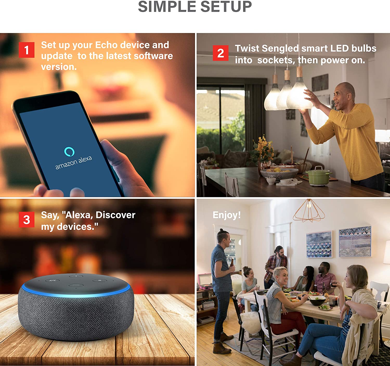 Echo dot hot sale bulbs