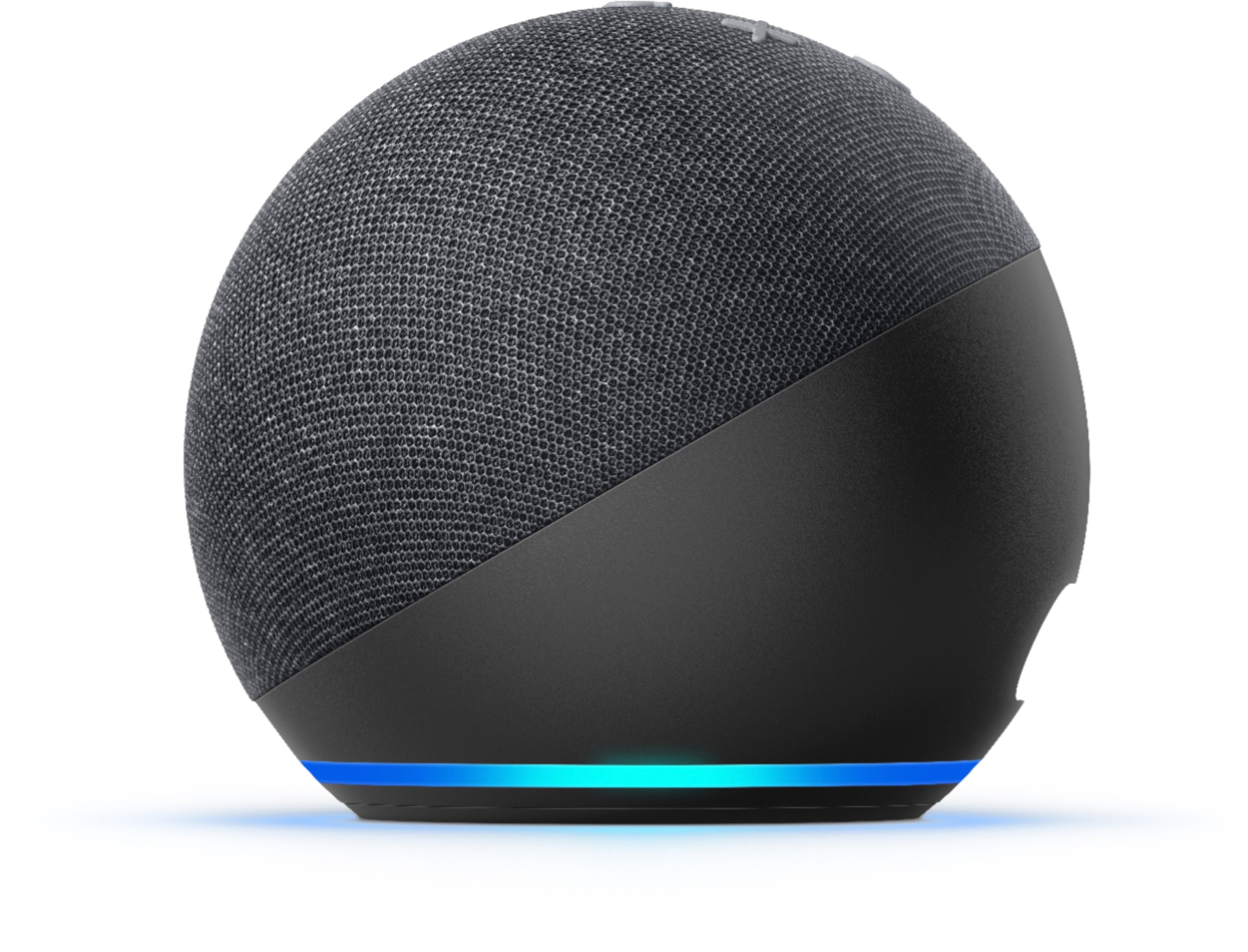 Amazon Echo Dot 4th Gen Smart speaker with Alexa Voice Control with 2x  Sengled Smart Bulbs - Black