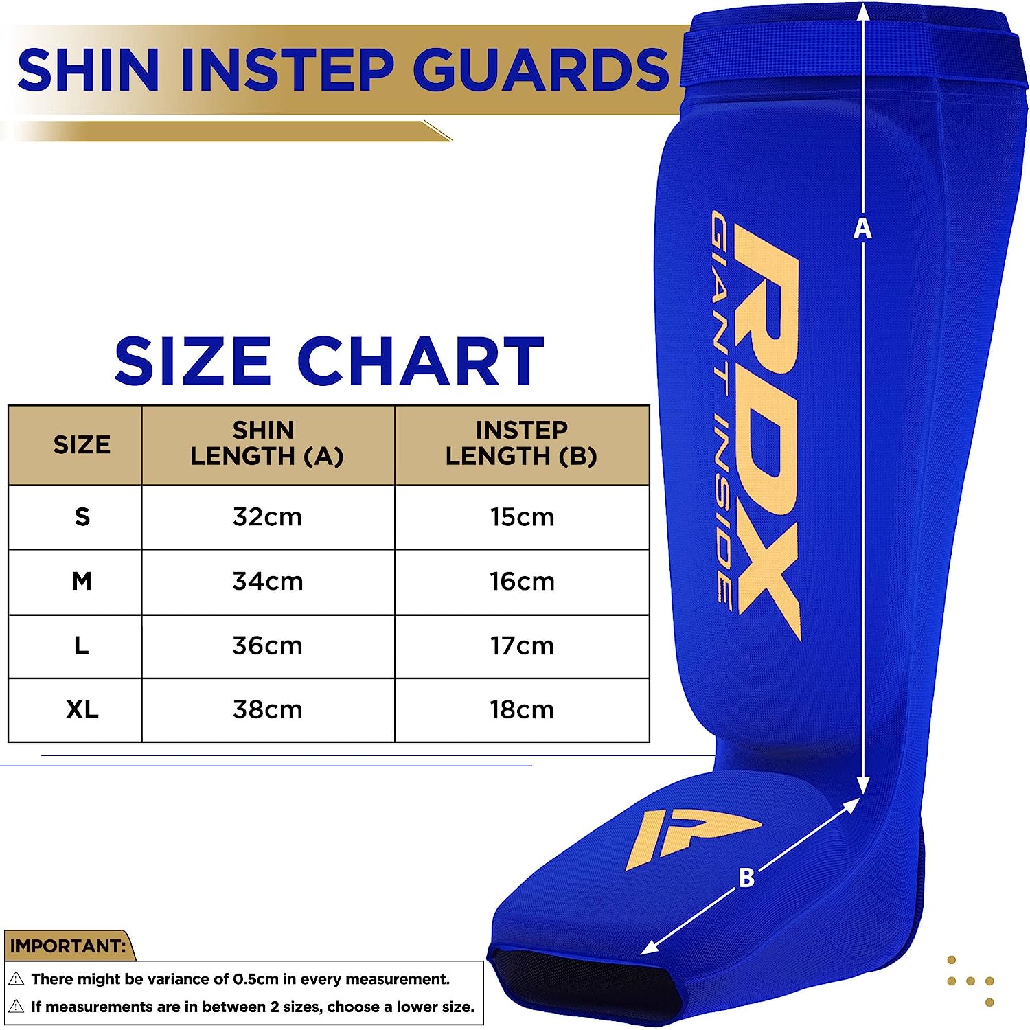 RDX SI Gel Padded Shin Guards Leg Instep Protection Pads for MMA, BJJ