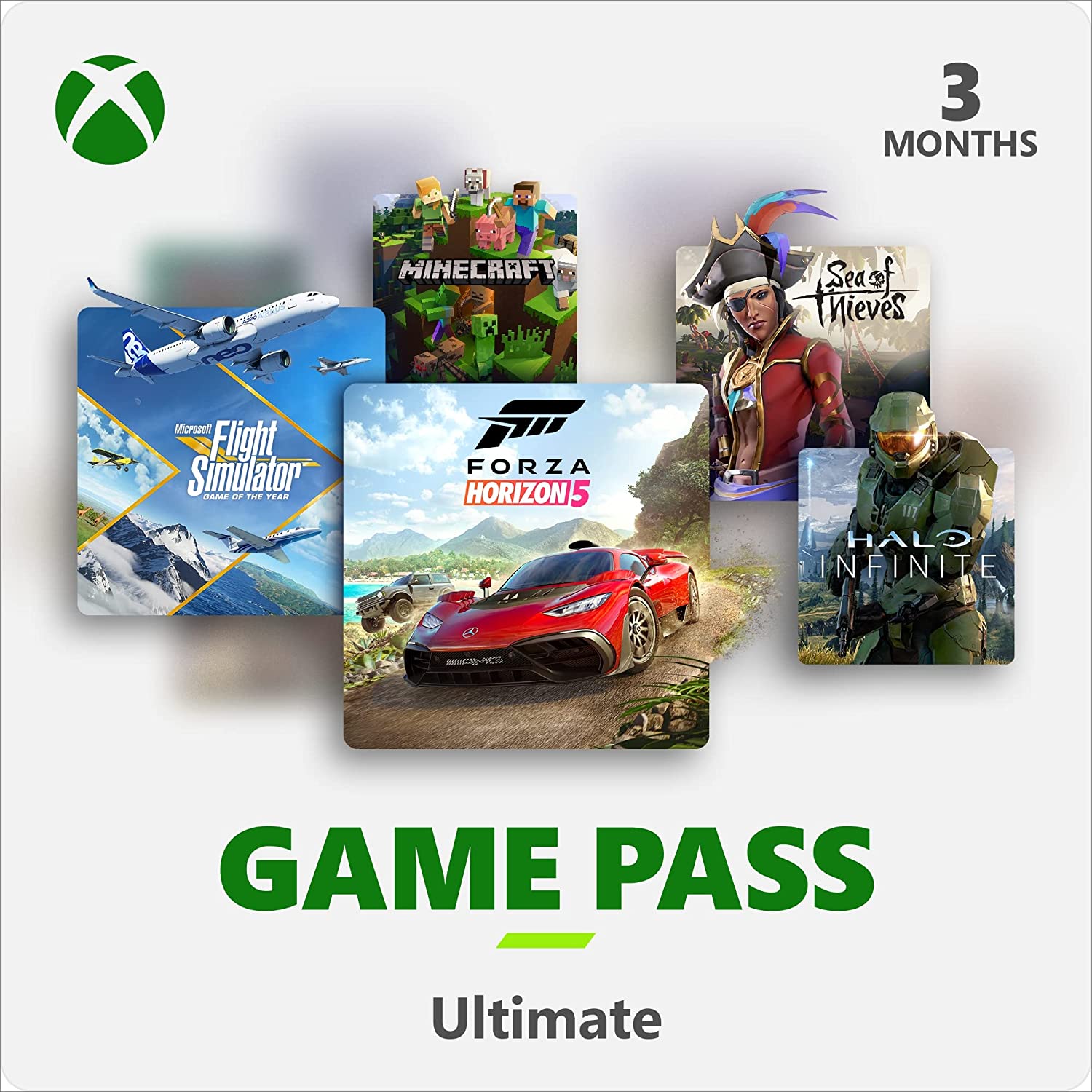 Xbox Game Pass Ultimate: 3 Month Membership - Physical Card with Microfiber Cleaning Cloth - Pro-Distributing