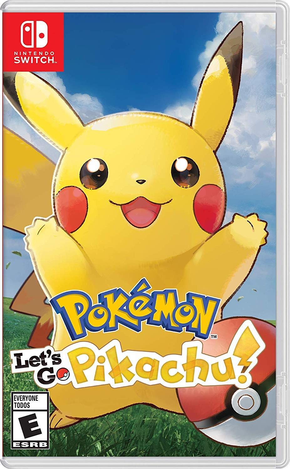 Nintendo Switch OLED Console White with Pokemon: Let's Go, Pikachu! and Screen Cleaning Cloth - Pro-Distributing