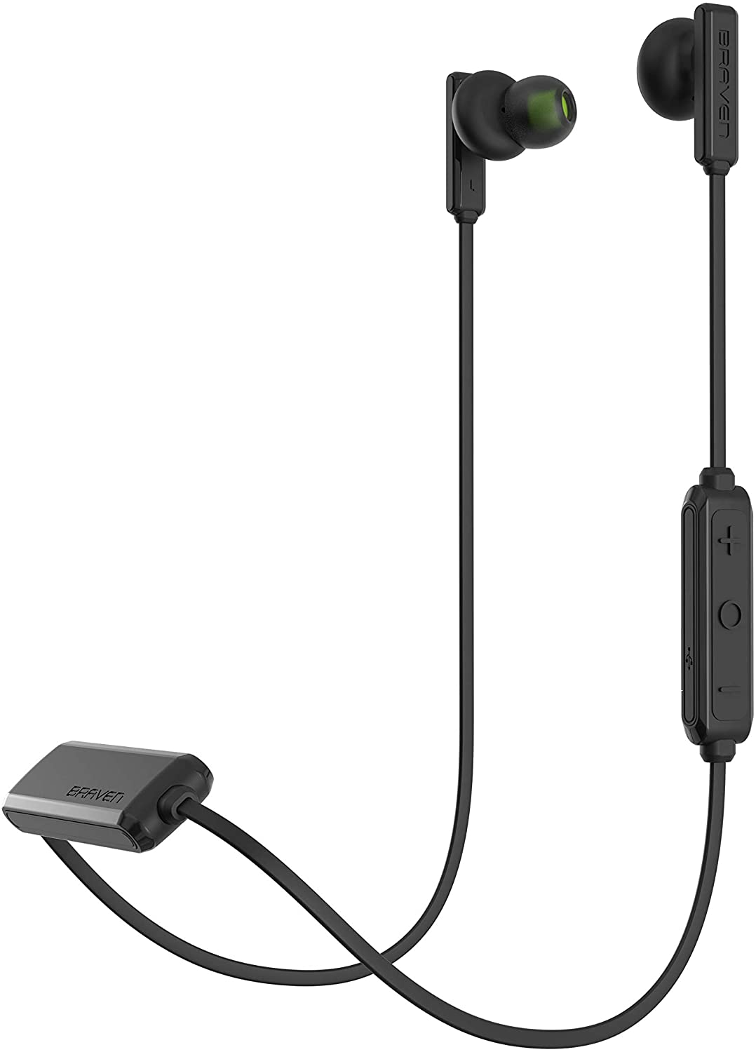 Braven Flye Sport Water Resistant Bluetooth Earbud Black